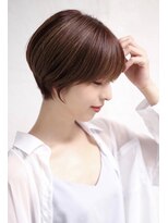 大人くびれショート×小顔補正立体カット/池袋ｆ