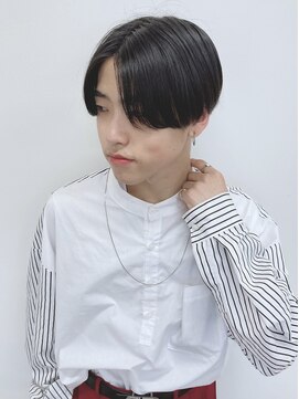 モリオフロムロンドン 松戸店(Morio from London) 【松戸 岩口】黒髪つややか韓国マッシュショート