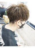 メンズ無造作パーマ