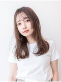 20代30代/大人かわいい/前髪/レイヤーカット/くびれヘア
