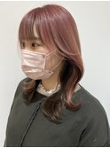◎インナーカラーピンク