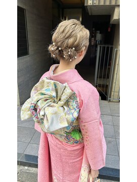 スタイル スマート サロン(STYLE smart salon) お団子ツインアレンジ＋振袖着付け