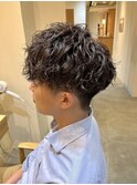 Men's無造作ツイストスパイラルパーマ【佐藤和弥】