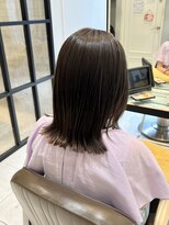 ネオリーブギンザ 銀座店(Neolive GINZA)&nbsp;グレージュ艶カラー　【銀座】福田