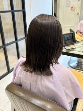 ネオリーブギンザ 銀座店(Neolive GINZA) グレージュ艶カラー　【銀座】福田