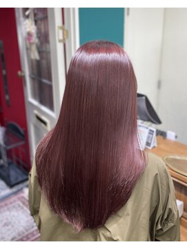 ジーテ 渋谷(gite) 髪質改善ピチキュア×ピンクボルドーカラー「渋谷/髪質改善TR」