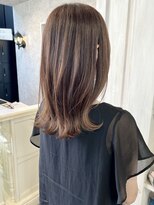 キャアリー(Caary)&nbsp;福山美容室Caary 赤カラー透明感チョコレートブラウン30代40代