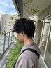 【男性限定】カット＋パーマ+頭皮クレンジングスパ￥9900