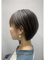エトラ 渋谷店(etora)&nbsp;丸みショート　ナチュラルハイライト