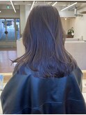 ブリーチなし春カラー自然な縮毛矯正ストレートパーマミディアム