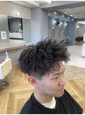 スパイキーアップバング
