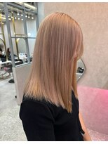 ロンド レア 天神大名店(Lond Le’a)&nbsp;ホワイトブロンド/外ハネボブ /ワイドバング/ブルーブラック