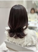 【高木美緒】20代30代40代ナチュラルピンクブラウンくびれヘア