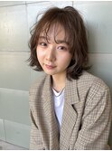 レイヤーボブ　顔まわりレイヤー　レイヤーカット　ミニウルフ