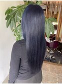 #ブルーブラック　#アディクシー　#透明感カラー