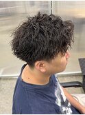 アップバンクショートパーマ