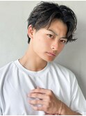 好感度◎束感サーフカール大人似合わせカットセンターパート