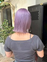 ヲタク(wotaku.) パープルカラーホワイトラベンダーハイトーンカラーダブルカラー