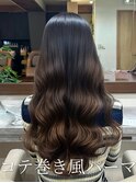 パーマ#パーマスタイル#コテ巻き風パーマ#レイヤーカット