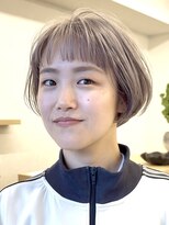エルヘアメゾン(el. hair maison) オン眉ボブ*ぱっつん前髪*ブリーチ*顎上ボブ*ショートボブ