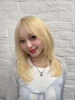 アマトウキョウ 表参道(AMA TOKYO)&nbsp;レイヤーカット 韓国ヘア 顔周りカット高島大登