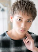 10代20代ハイトーンニュアンスパーマ清潔感ショートd新所沢