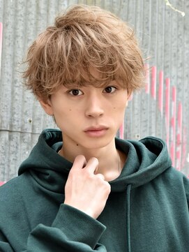 オーシャントーキョーオーバー 渋谷(OCEAN TOKYO OVER) メンズ波巻きツイスパニュアンススパイラルスパイキーショート