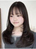 韓国ヘア髪質改善レイヤーカットダブルカラー立川