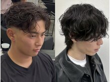 キング 楠葉店(K!ng)の雰囲気（流行りのシャドウパーマ、フェザーパーマでナチャラルスタイル）