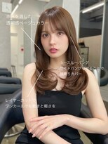 ロイ(Roi) Roi渋谷・レイヤーセミロング・ラベンダーアッシュ