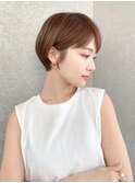 ナチュラルショート/ショートボブ/韓国/顔周り/20代30代40代50代