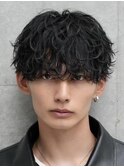 大分メンズパーマスペインカールツイストスパイラルパーマ強め
