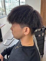 エルマーク 本山(L-MARK)&nbsp;マッシュヘア/黒髪/メンズカット/men's/フェザーパーマ