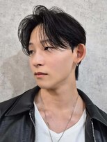 エイル 北堀江(Eir) 韓国風 センターパート ダウンパーマ ニュアンスパーマ
