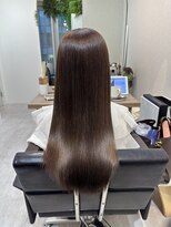 アールサロンギンザ(Rr SALON GINZA) 【カラー+髪質に合わせた髪質改善 】RrSALON HydroXE TR