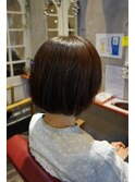 お手入れ楽なボブ