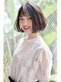 夏にオススメ！すかないカットのアゴラインボブ