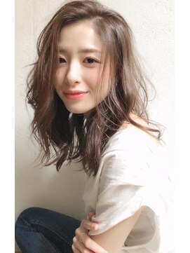 チョビー 銀座(chobii) [桜井]デジタルパーマイルミナカラーグレージュカラー