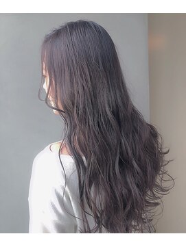 リノショアーズ ショウナン 辻堂店(RinoShores SHONAN) 【オイルカラー＋ラベージュ】ロング/ラベンダーグレージュ