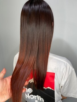 キリカ 中野(KIRIKA) ベース/逆三角/マロンベージュ/Aラインボブ/かきあげ/中野駅