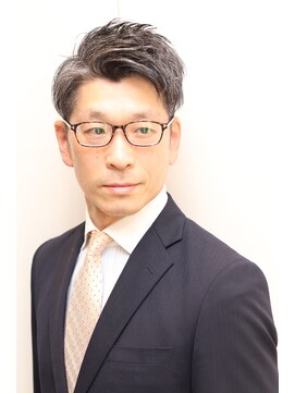 ヘアーアンドグルーミング ヨシザワインク(HAIR&GROOMING YOSHIZAWA Inc.) 【ヨシザワ人形町】ツーブロックアップバングショート