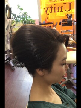 ヘアサロン ユニティ(Hair Salon Unity) 夜会巻きアレンジ