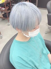 【eha Miki】ケアブリーチ/ハイトーンブルー／水色