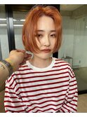 apricot pink bob
