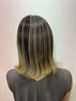 ムエール(mouair)&nbsp;バレイヤージュカラー/ロングボブ