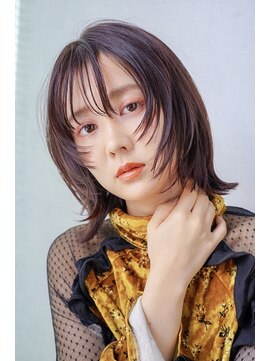 ハイジア(hygea) [hygea]ピンクブラウンとオトナレイヤーボブ[薬院/警固]