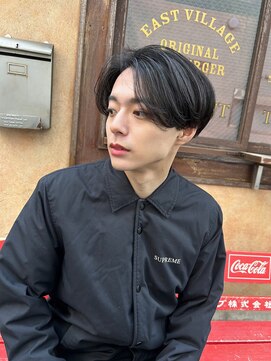 ジーナ 京都河原町(Zina) 髪質改善＊ウルフアッシュブラック＊メンズ【Zina 河原町】