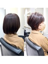 バンプ ギンザ(BUMP GINZA)&nbsp;《30.40.50代》ふんわりくびれショートボブ【ERIKA】