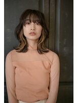 ヘアー ラニッシュ 流山セントラルパーク店(hair Lanish) 韓国風クビレヘア／20代30代40代　インナーカラー