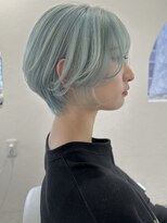 ハチ(HACHI)&nbsp;ハイトーン特化美容師にお任せください！水色カラー